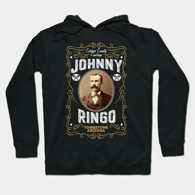 Johnny Ringo Old West Design Hoodie by HellwoodOutfitters